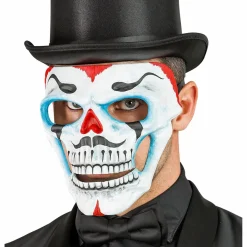 Maska karnawałowa CLOWN Dia de los Muertos