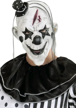 Maska klauna na Halloween ZABÓJCZY PIERROT
