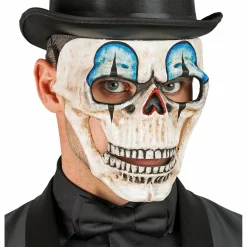 Maska KOŚCIOTRUP KLAUNA na Halloween