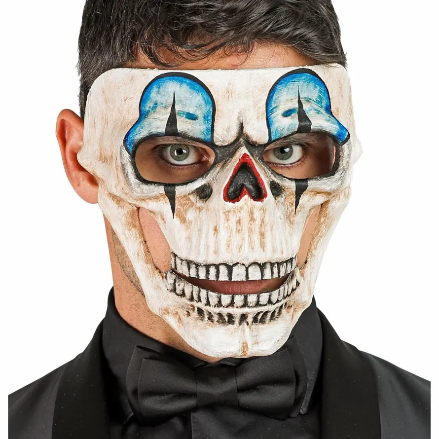 Maska KOŚCIOTRUP KLAUNA na Halloween