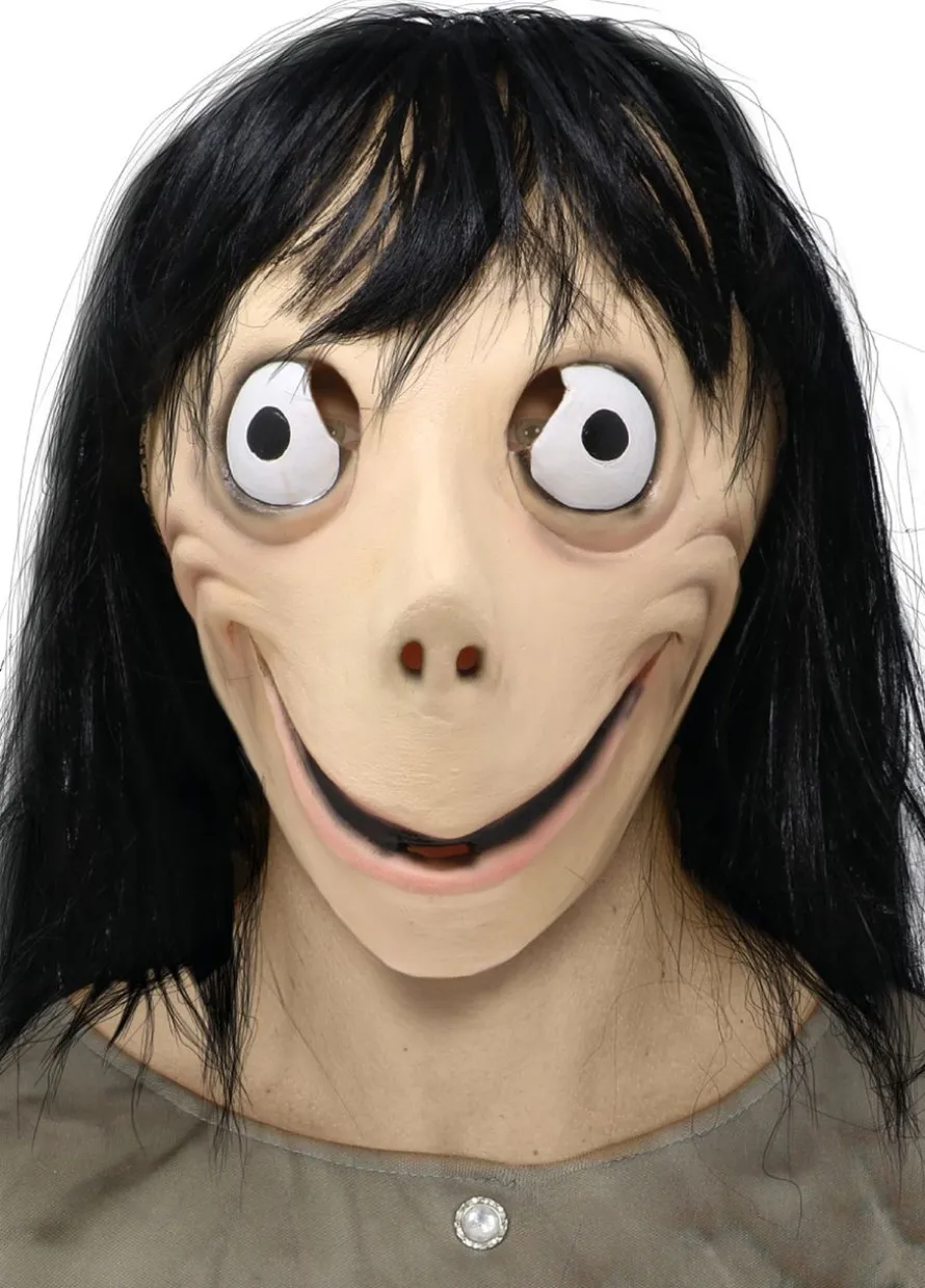 Maska MOMO na Halloween