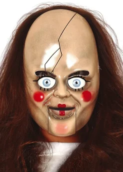 Maska na halloween STRASZNA LALKA maska plastikowa