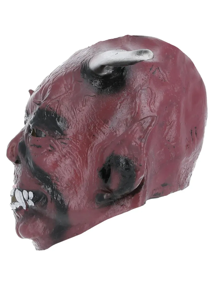 Maska na Halloween SZATAN diabeł z rogami