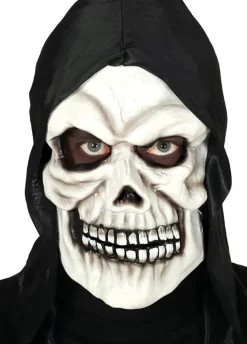 Maska na Halloween SZKIELET z kapturem