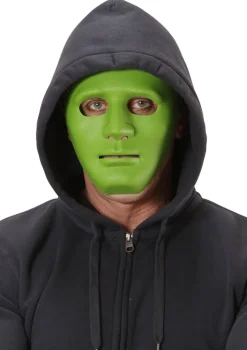 Maska na twarz ANONIM zielona