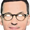 Maska polityk tekturowa MATEUSZ MORAWIECKI