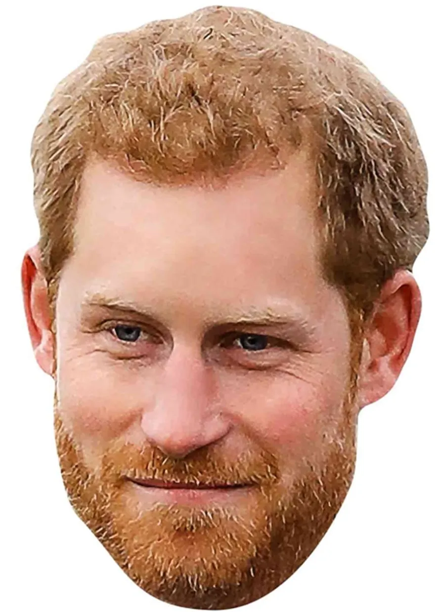 Maska tekturowa PRINCE HARRY