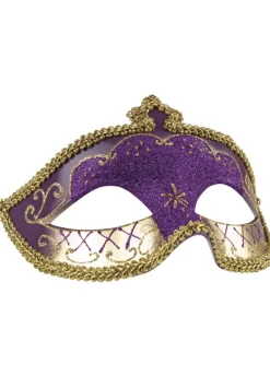 Maska wenecka fioletowa