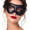 Maska wenecka GLITTER czarna