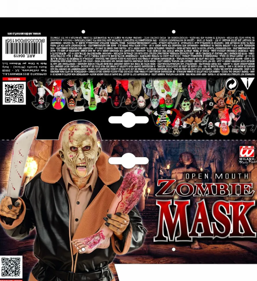 Maska ZOMBIE maska na Halloween