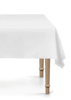 Materiałowy obrus prostokątny BIAŁY