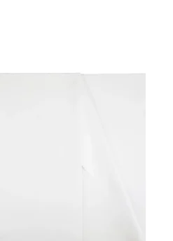 Materiałowy obrus prostokątny BIAŁY