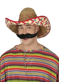 Meksykański kapelusz pleciony SOMBRERO MEKSYKAŃSKIE