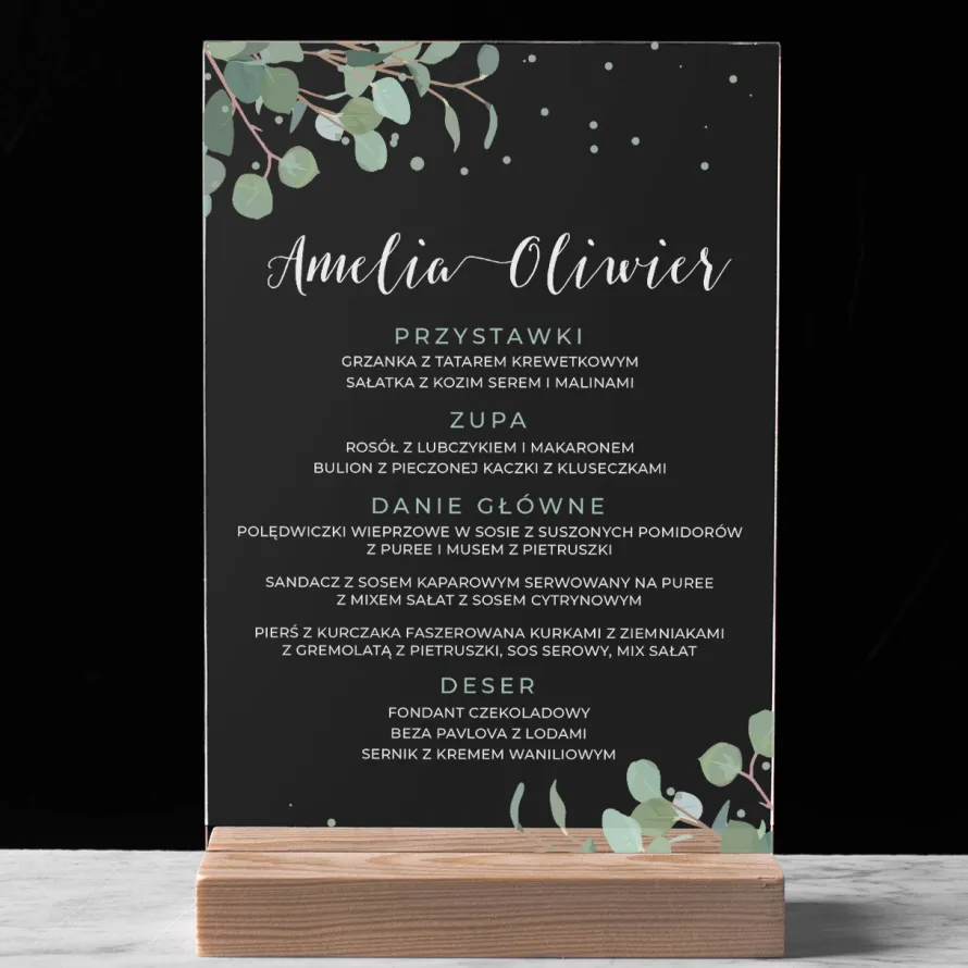 Menu weselne WIANEK