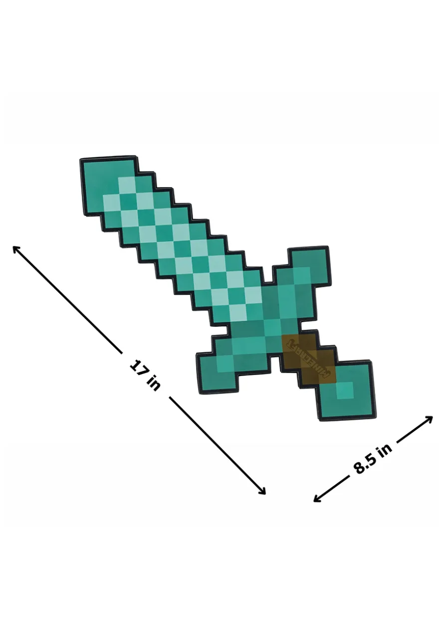 Miecz DIAMENTOWY Minecraft dodatek do stroju