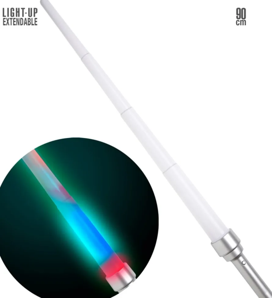 Miecz świetlny rozsuwany 90 cm - 4 tryby świecenia