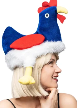 Śmieszna czapka KURA przebranie na Animal Party