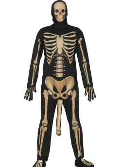 Śmieszny strój na Halloween SZKIELET Z PENISEM