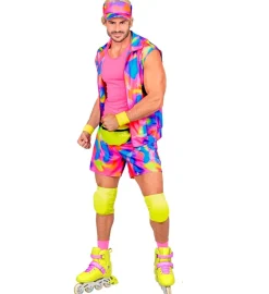Męski strój w stylu lat 80s ROLLERBOY