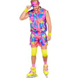 Męski strój w stylu lat 80s ROLLERBOY
