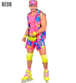 Męski strój w stylu lat 80s ROLLERBOY