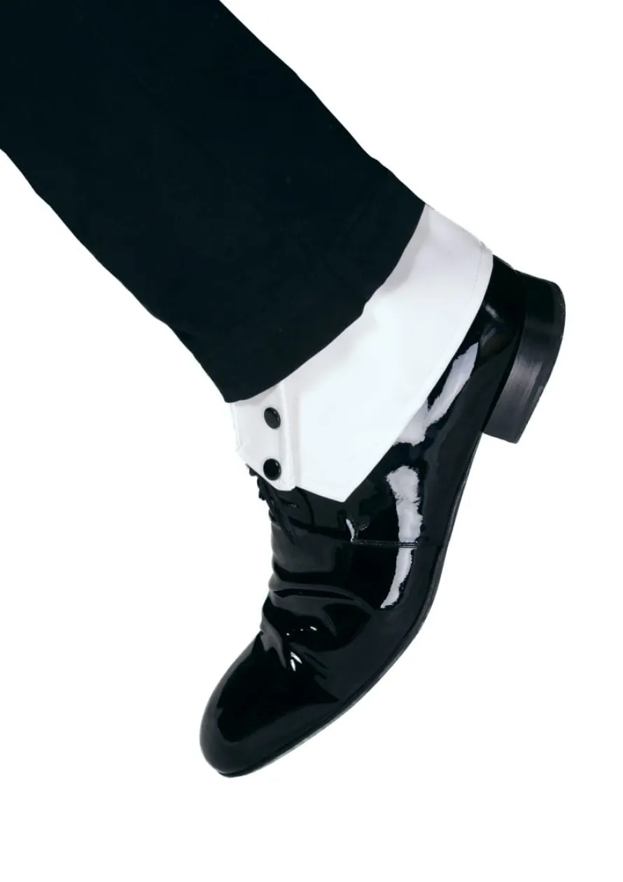 Nakładki na buty elegancki dodatek do kostiumu gangstera