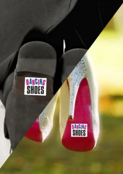 Naklejki na buty DANCING SHOES