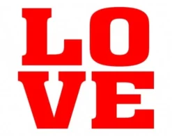 Naklejki na buty LOVE (2szt.)