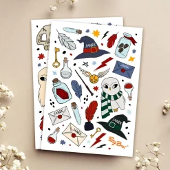 Naklejki personalizowane MAŁY CZARODZIEJ dla fana magii