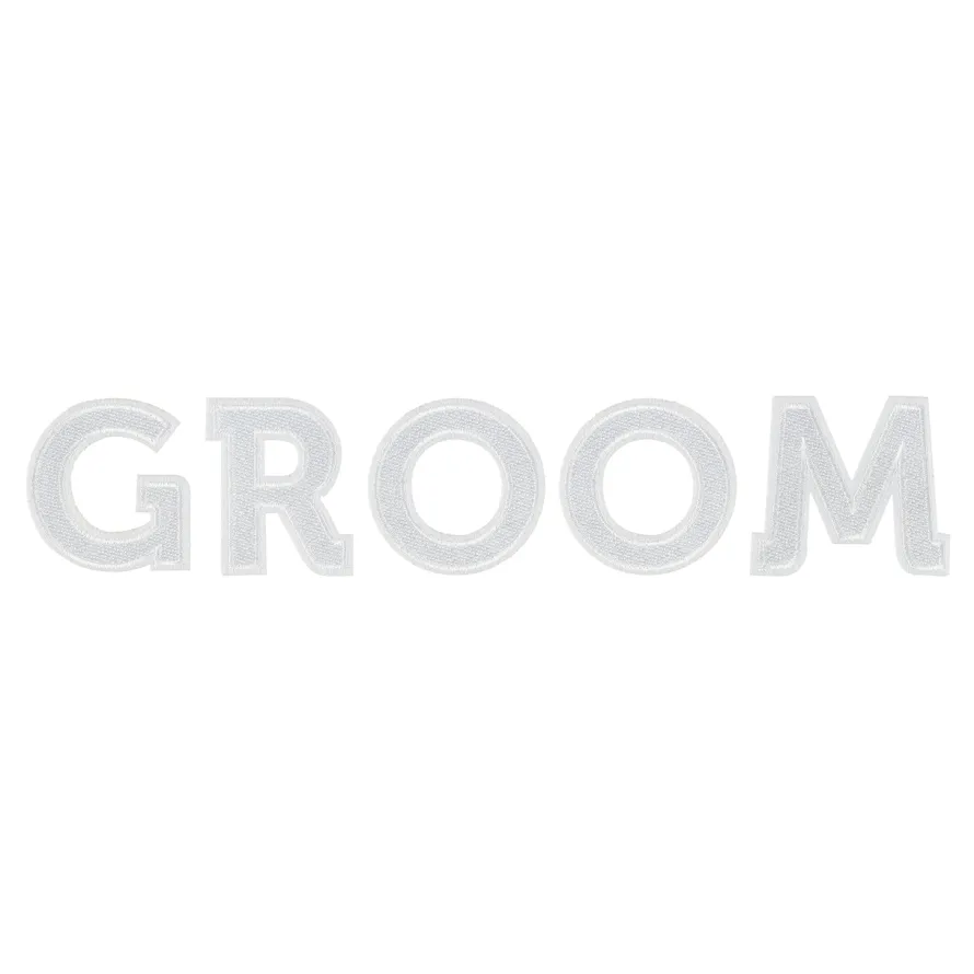 Naprasowanka napis GROOM