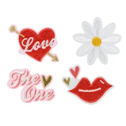 Naprasowanki na ubrania LOVE (4szt.)