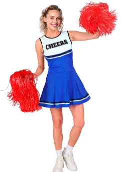 Niebieski kostium CHEERLEADERKI
