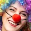 Nos klauna plastikowy