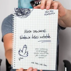 Notatnik z nadrukiem ŚLADOWE
