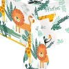 Obrus papierowy na urodziny safari GET WILD 120x180cm