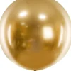 Okrągły balon chromowany OLBRZYM złoty 60cm