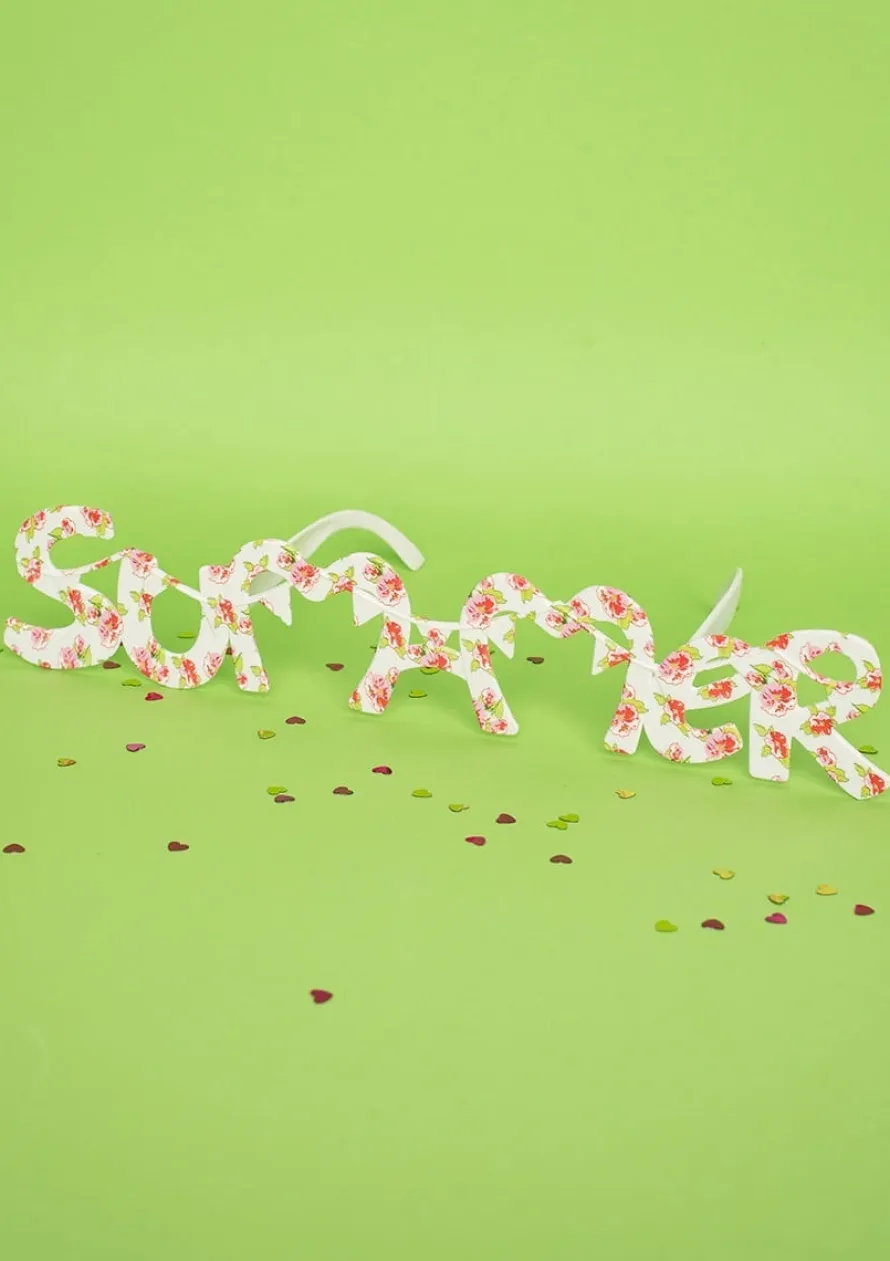 Okulary do fotobudki SUMMER śmieszne okulary