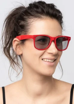 Okulary imprezowe CZERWONE