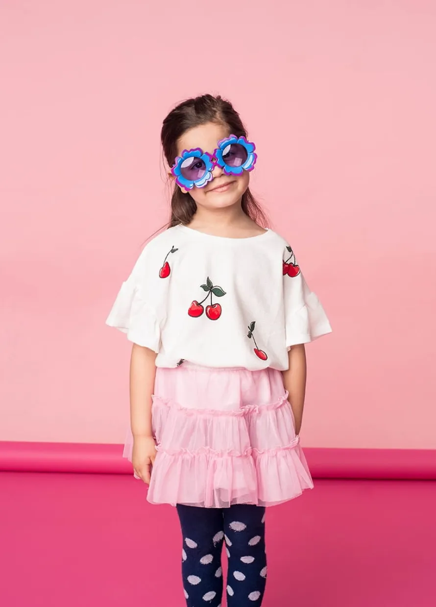 Okulary imprezowe KWIATKI lata 70