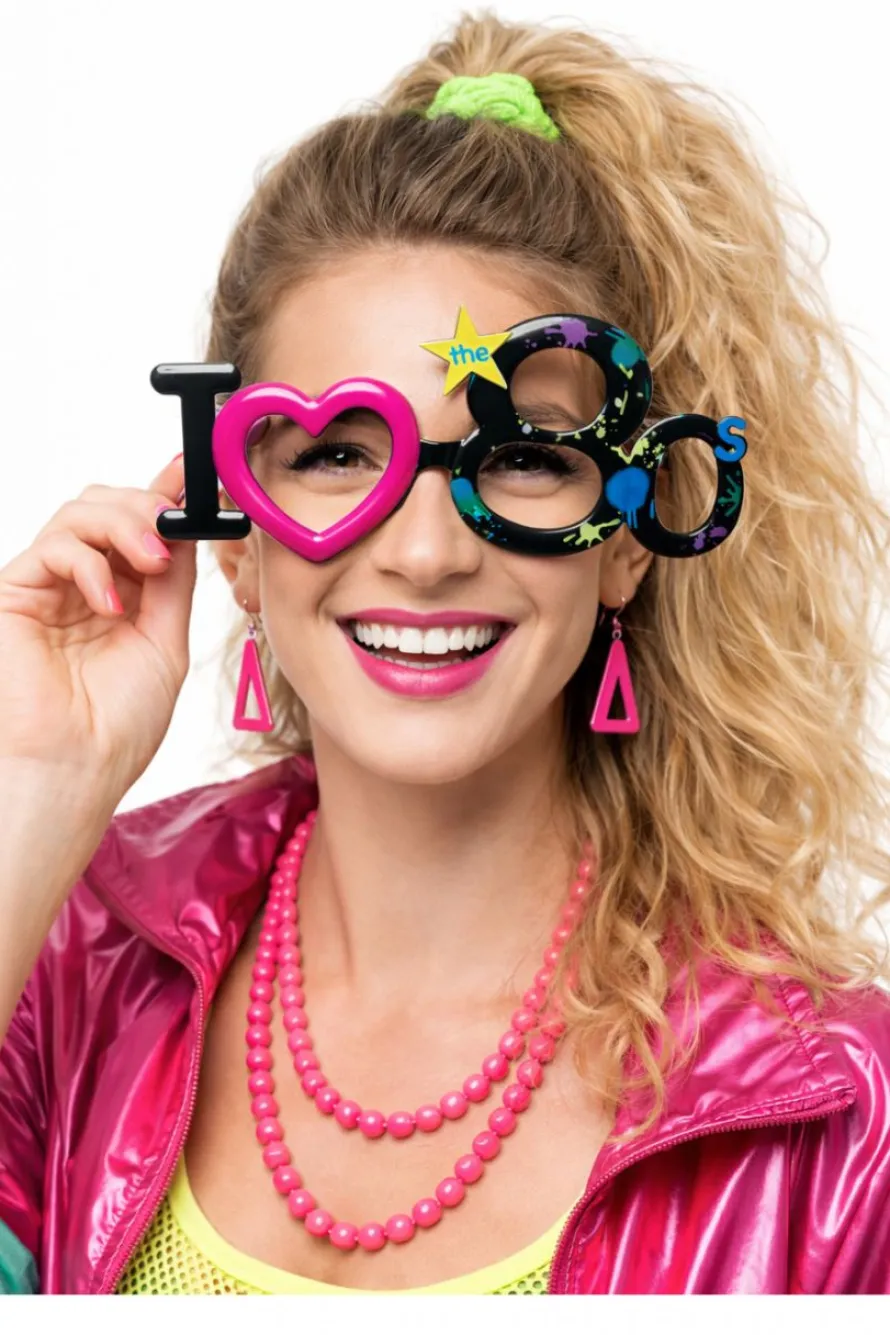 Okulary lata 80 I LOVE 80s
