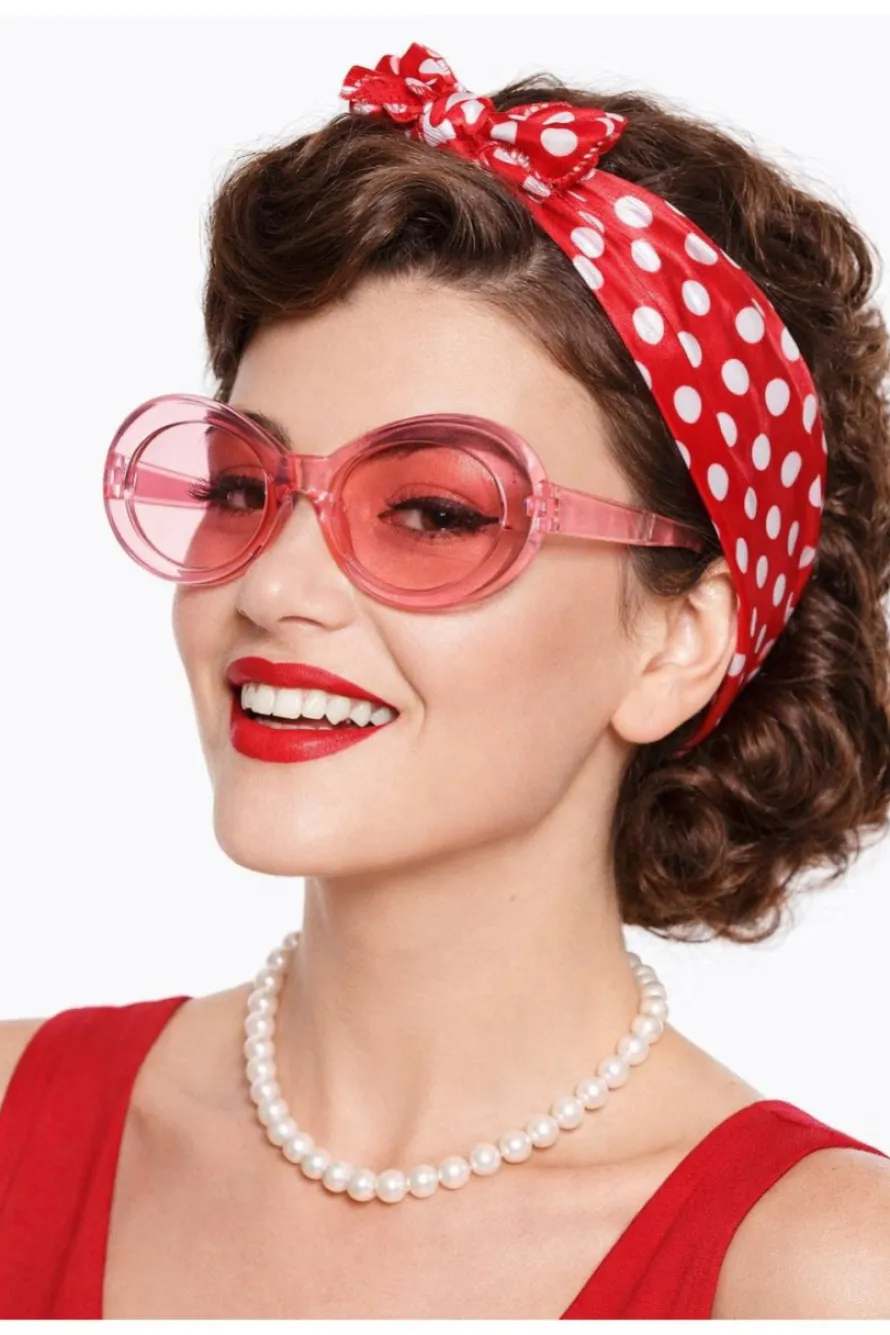 Okulary LATA 50 vintage różowe