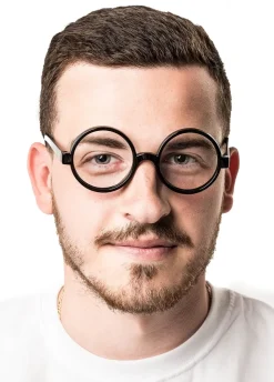 Okulary okrągłe KUJON czarne