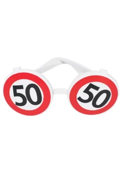 Okulary urodzinowe ZNAK 50 urodziny