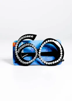Okulary 60 URODZINY czarne z diamentową oprawką