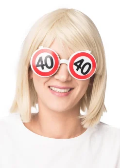 Okulary ZNAK śmieszny gadżet na 40 urodziny