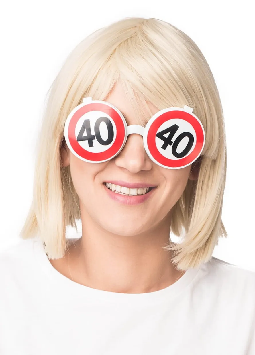 Okulary ZNAK śmieszny gadżet na 40 urodziny