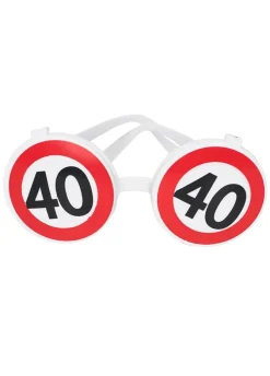 Okulary ZNAK śmieszny gadżet na 40 urodziny