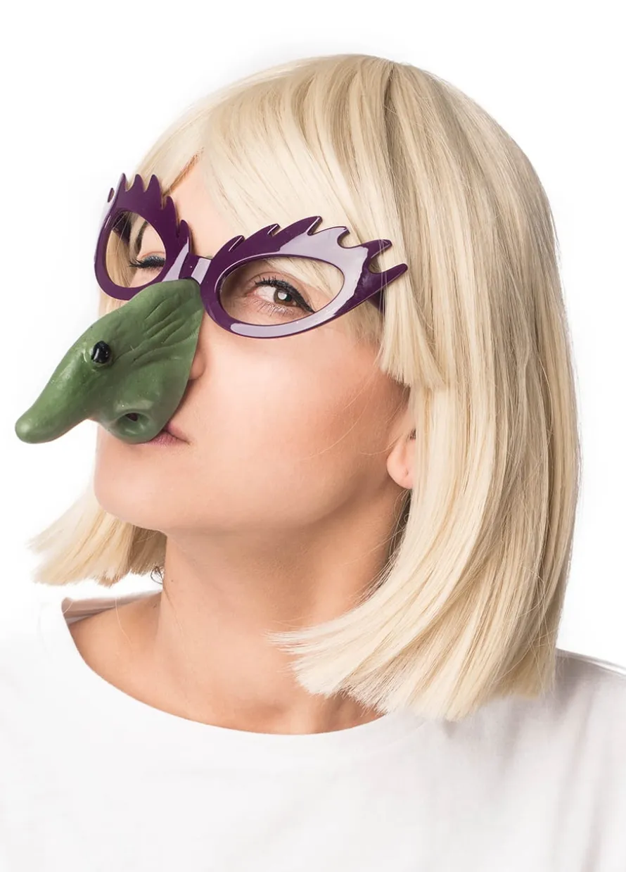 Okulary z nosem CZAROWNICA dodatek do stroju na halloween
