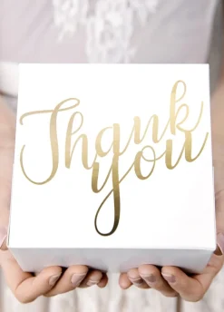 Opakowania na ciasto THANK YOU (10szt.)