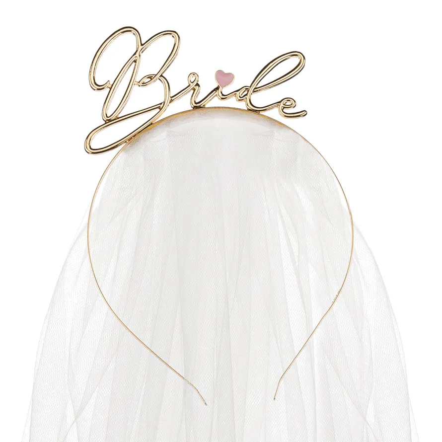 Opaska BRIDE z welonem